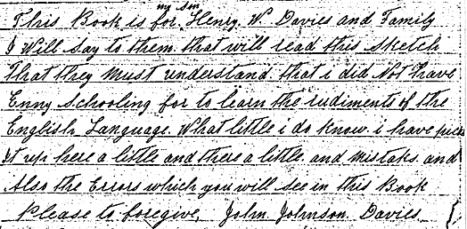handwritten closing