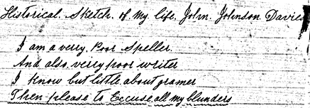 handwritten title