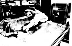 Resch on plotter
